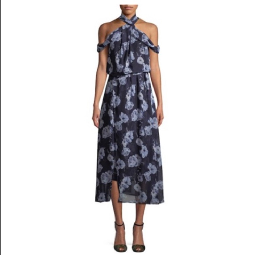 NWOT Renvy off the shoulder midi dress